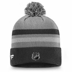 Men's Fanatics Branded Gray Vegas Golden Knights Authentic Pro Home Ice Cuffed Knit Hat With Pom 4 Men's Fanatics Branded Gray Vegas Golden Knights Authentic Pro Home Ice Cuffed Knit Hat With Pom -Metaverse shop unnamed file 26468