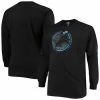Men's Fanatics Branded Black Detroit Lions Big & Tall Color Pop Long Sleeve T-Shirt -Metaverse shop unnamed file 26474