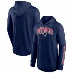 Men's Fanatics Branded Navy New England Patriots Front Runner Pullover Hoodie -Metaverse shop unnamed file 2648