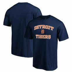 Men's Fanatics Branded Charcoal Detroit Tigers Heart & Soul T-Shirt -Metaverse shop unnamed file 26556