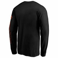 Men's Fanatics Branded Black San Francisco Giants Team Front Line Long Sleeve T-Shirt -Metaverse shop unnamed file 26569