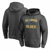 Men's Fanatics Branded Heathered Charcoal St. Louis Blues Victory Arch Pullover Hoodie -Metaverse shop unnamed file 26573