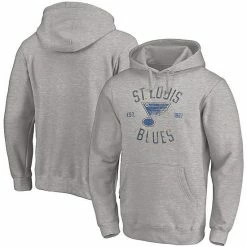 Men's Fanatics Branded Heathered Gray St. Louis Blues Heritage Pullover Hoodie 7 Men's Fanatics Branded Heathered Gray St. Louis Blues Heritage Pullover Hoodie -Metaverse shop unnamed file 266