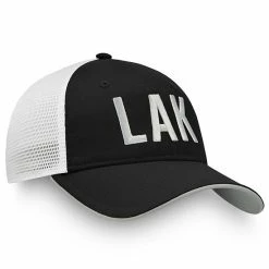 Women's Fanatics Branded Black/White Los Angeles Kings Iconic Trucker Adjustable Hat -Metaverse shop unnamed file 26610