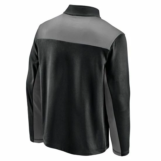 Men's Fanatics Branded Black Minnesota United FC Primary Logo 1/4-Zip Fleece Jacket 6 Men's Fanatics Branded Black Minnesota United FC Primary Logo 1/4-Zip Fleece Jacket - Image 4