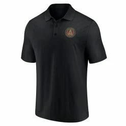 Men's Fanatics Branded Red/Black Atlanta United FC Primary Logo Two-Pack Polo Set -Metaverse shop unnamed file 26744
