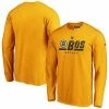 Men's Fanatics Branded Gold Boston Bruins Authentic Pro Secondary Logo Long Sleeve T-Shirt -Metaverse shop unnamed file 26775