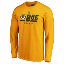 Men's Fanatics Branded Gold Boston Bruins Authentic Pro Secondary Logo Long Sleeve T-Shirt 4 Men's Fanatics Branded Gold Boston Bruins Authentic Pro Secondary Logo Long Sleeve T-Shirt -Metaverse shop unnamed file 26777