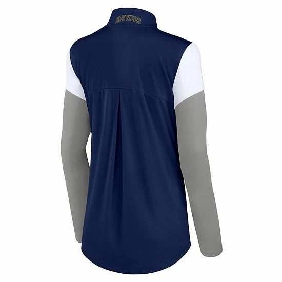Women's Fanatics Branded Navy/Gray Milwaukee Brewers Authentic Fleece Quarter-Zip Jacket Women's Fanatics Branded Navy/Gray Milwaukee Brewers Authentic Fleece Quarter-Zip Jacket -Metaverse shop unnamed file 26839