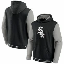 Men's Fanatics Branded Black/Gray Chicago White Sox Last Whistle Pullover Hoodie 3 Men's Fanatics Branded Black/Gray Chicago White Sox Last Whistle Pullover Hoodie -Metaverse shop unnamed file 26841