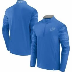 Men's Fanatics Branded Blue Detroit Lions Ringer Quarter-Zip Jacket 3 Men's Fanatics Branded Blue Detroit Lions Ringer Quarter-Zip Jacket -Metaverse shop unnamed file 26857