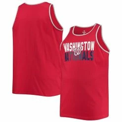 Men's Fanatics Branded Red/Gray Washington Nationals Big & Tall Muscle Tank Top 3 Men's Fanatics Branded Red/Gray Washington Nationals Big & Tall Muscle Tank Top -Metaverse shop unnamed file 26877