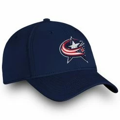 Men's Fanatics Branded Navy Columbus Blue Jackets Core Primary Logo Flex Hat -Metaverse shop unnamed file 26903