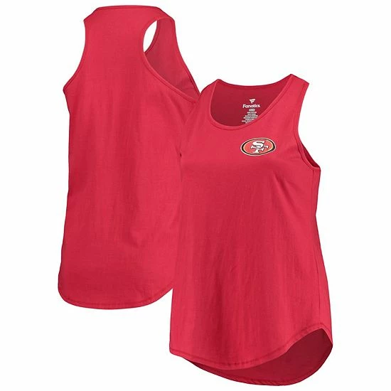 Women's Fanatics Branded Scarlet San Francisco 49ers Plus Size Racerback Scoop Neck Tank Top Women's Fanatics Branded Scarlet San Francisco 49ers Plus Size Racerback Scoop Neck Tank Top -Metaverse shop unnamed file 26910