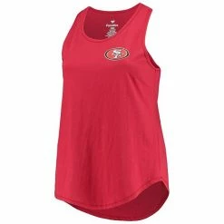 Women's Fanatics Branded Scarlet San Francisco 49ers Plus Size Racerback Scoop Neck Tank Top 4 Women's Fanatics Branded Scarlet San Francisco 49ers Plus Size Racerback Scoop Neck Tank Top -Metaverse shop unnamed file 26911