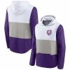Men's Fanatics Branded White/Purple Orlando City SC Prep Squad Line Logo Pullover Hoodie