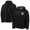 Men's Fanatics Branded Black Philadelphia 76ers Sherpa Half-Zip Hoodie