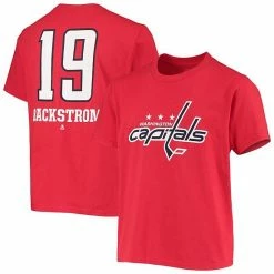 Youth Fanatics Branded Nicklas Backstrom Red Washington Capitals Underdog Name & Number T-Shirt