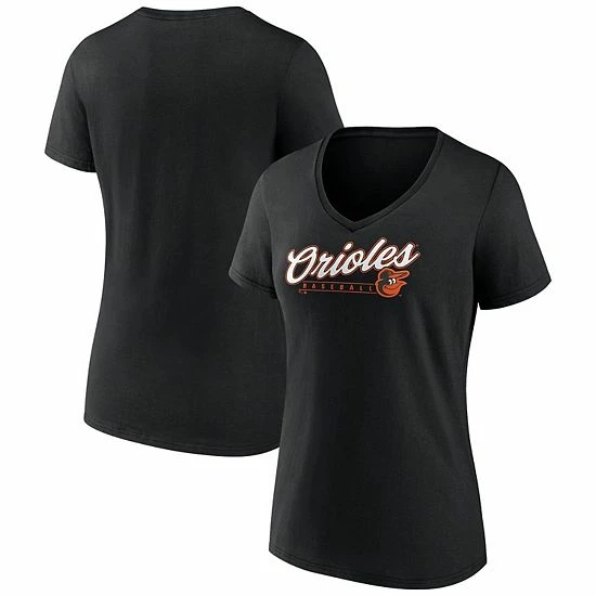 Women's Fanatics Branded Black Baltimore Orioles One & Only V-Neck T-Shirt Women's Fanatics Branded Black Baltimore Orioles One & Only V-Neck T-Shirt -Metaverse shop unnamed file 27015