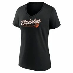 Women's Fanatics Branded Black Baltimore Orioles One & Only V-Neck T-Shirt 4 Women's Fanatics Branded Black Baltimore Orioles One & Only V-Neck T-Shirt -Metaverse shop unnamed file 27016