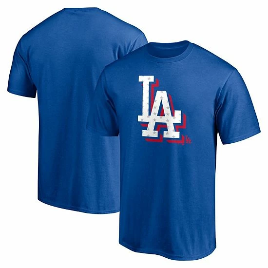 Men's Fanatics Branded Royal Los Angeles Dodgers Red White and Team Logo T-Shirt Men's Fanatics Branded Royal Los Angeles Dodgers Red White And Team Logo T-Shirt -Metaverse shop unnamed file 27018