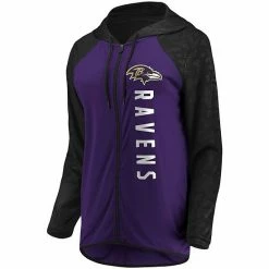 Women's Fanatics Branded Purple Baltimore Ravens Forever Fan Logo Full-Zip Hoodie -Metaverse shop unnamed file 27030