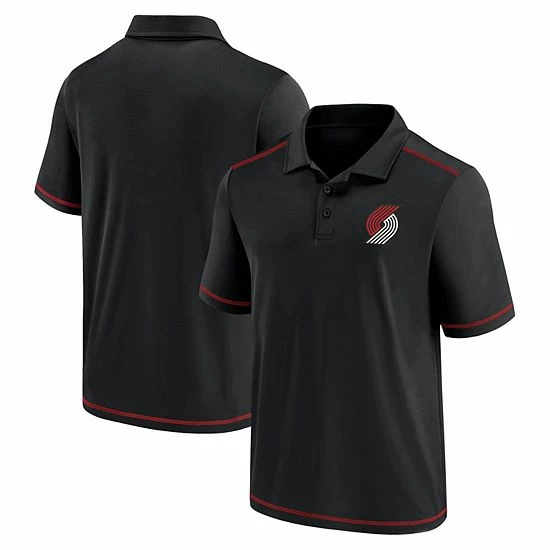 Men's Fanatics Branded Black Portland Trail Blazers Primary Logo Polo Men's Fanatics Branded Black Portland Trail Blazers Primary Logo Polo -Metaverse shop unnamed file 2704
