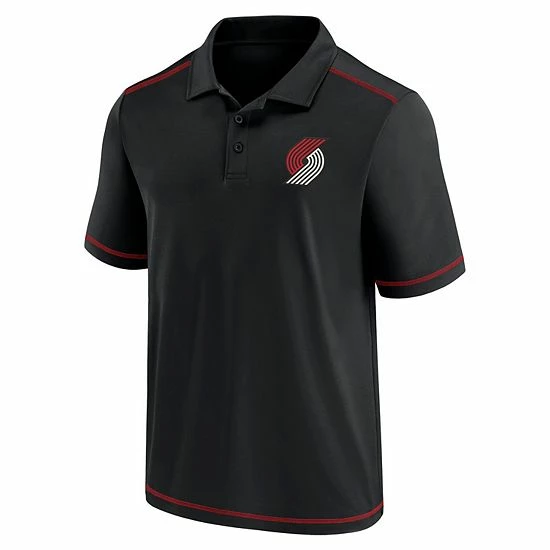 Men's Fanatics Branded Black Portland Trail Blazers Primary Logo Polo Men's Fanatics Branded Black Portland Trail Blazers Primary Logo Polo -Metaverse shop unnamed file 2705
