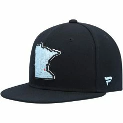 Men's Fanatics Branded Black Minnesota United FC Hometown Fitted Hat