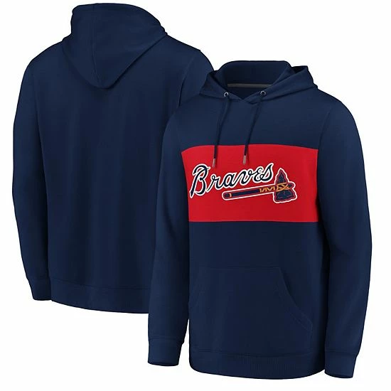 Men's Fanatics Branded Navy/Red Atlanta Braves True Classics Team Faux Cashmere Pullover Hoodie Men's Fanatics Branded Navy/Red Atlanta Braves True Classics Team Faux Cashmere Pullover Hoodie -Metaverse shop unnamed file 27066