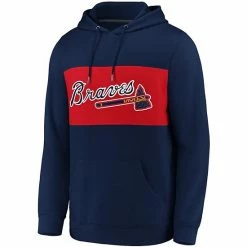 Men's Fanatics Branded Navy/Red Atlanta Braves True Classics Team Faux Cashmere Pullover Hoodie 4 Men's Fanatics Branded Navy/Red Atlanta Braves True Classics Team Faux Cashmere Pullover Hoodie -Metaverse shop unnamed file 27068