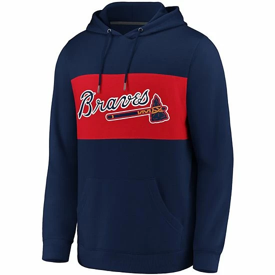 Men's Fanatics Branded Navy/Red Atlanta Braves True Classics Team Faux Cashmere Pullover Hoodie Men's Fanatics Branded Navy/Red Atlanta Braves True Classics Team Faux Cashmere Pullover Hoodie -Metaverse shop unnamed file 27068