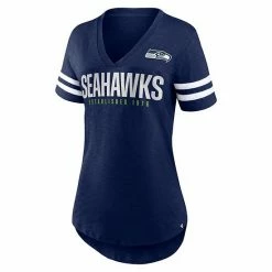 Women's Fanatics Branded College Navy Seattle Seahawks Speed Tested V-Neck T-Shirt -Metaverse shop unnamed file 27096