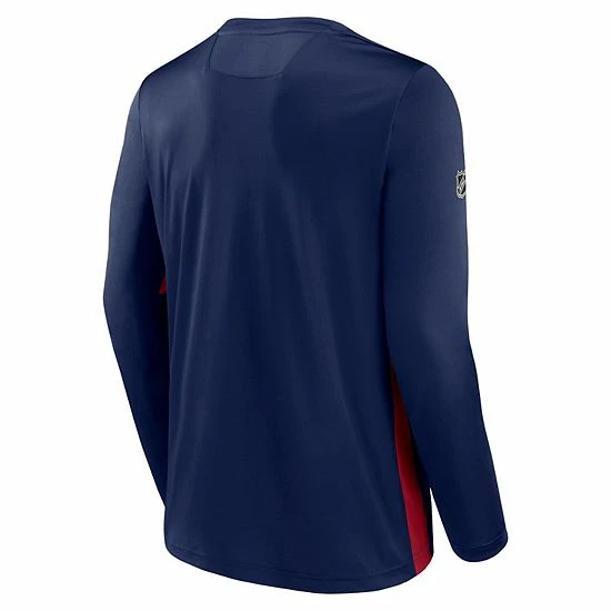 Men's Fanatics Branded Navy Montreal Canadiens Authentic Pro Rink Performance Long Sleeve T-Shirt 6 Men's Fanatics Branded Navy Montreal Canadiens Authentic Pro Rink Performance Long Sleeve T-Shirt - Image 4