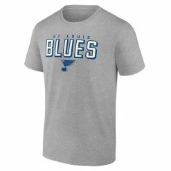 Men's Fanatics Branded Blue/Heathered Gray St. Louis Blues Parent 2-Pack T-Shirt Set -Metaverse shop unnamed file 27124