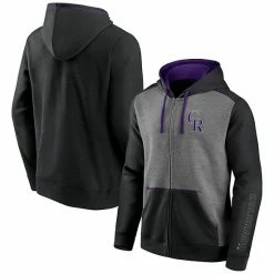 Men's Fanatics Branded Black/Heathered Gray Colorado Rockies Expansion Team Full-Zip Hoodie 3 Men's Fanatics Branded Black/Heathered Gray Colorado Rockies Expansion Team Full-Zip Hoodie -Metaverse shop unnamed file 27195