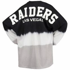 Women's Fanatics Branded Black/White Las Vegas Raiders Ombre Long Sleeve T-Shirt 4 Women's Fanatics Branded Black/White Las Vegas Raiders Ombre Long Sleeve T-Shirt -Metaverse shop unnamed file 27199