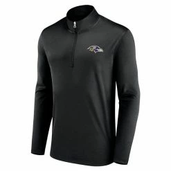 Men's Fanatics Branded Black Baltimore Ravens Underdog Quarter-Zip Jacket -Metaverse shop unnamed file 27209