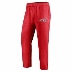 Men's Fanatics Branded Red Washington Capitals Primary Logo Sweatpants -Metaverse shop unnamed file 27228