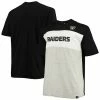 Men's Fanatics Branded Black/Heathered Gray Las Vegas Raiders Big & Tall Color Block T-Shirt 2 Men's Fanatics Branded Black/Heathered Gray Las Vegas Raiders Big & Tall Color Block T-Shirt -Metaverse shop unnamed file 27250