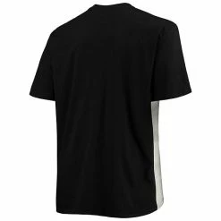 Men's Fanatics Branded Black/Heathered Gray Las Vegas Raiders Big & Tall Color Block T-Shirt 5 Men's Fanatics Branded Black/Heathered Gray Las Vegas Raiders Big & Tall Color Block T-Shirt -Metaverse shop unnamed file 27253