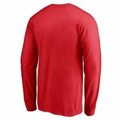 Men's Fanatics Branded Red LA Clippers Team Arc Knockout Long Sleeve T-Shirt -Metaverse shop unnamed file 27300