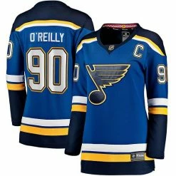 Women's Fanatics Branded Ryan O'Reilly Blue St. Louis Blues Home Premier Breakaway Player Jersey