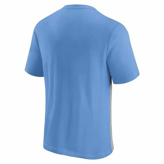 Men's Fanatics Branded Light Blue/Heathered Gray Houston Oilers Throwback Colorblock T-Shirt Men's Fanatics Branded Light Blue/Heathered Gray Houston Oilers Throwback Colorblock T-Shirt -Metaverse shop unnamed file 27308