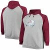 Men's Fanatics Branded Heathered Gray/Burgundy Colorado Avalanche Big & Tall Raglan Pullover Hoodie 1 Men's Fanatics Branded Heathered Gray/Burgundy Colorado Avalanche Big & Tall Raglan Pullover Hoodie -Metaverse shop unnamed file 27313