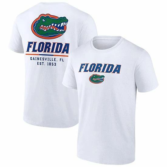 Men's Fanatics Branded White Florida Gators Game Day 2-Hit T-Shirt Men's Fanatics Branded White Florida Gators Game Day 2-Hit T-Shirt -Metaverse shop unnamed file 27358