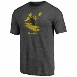 Men's Fanatics Branded Heathered Charcoal Pittsburgh Steelers Historic Logo Greatest Dad Tri-Blend T-Shirt 4 Men's Fanatics Branded Heathered Charcoal Pittsburgh Steelers Historic Logo Greatest Dad Tri-Blend T-Shirt -Metaverse shop unnamed file 27372