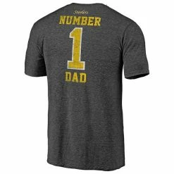 Men's Fanatics Branded Heathered Charcoal Pittsburgh Steelers Historic Logo Greatest Dad Tri-Blend T-Shirt 5 Men's Fanatics Branded Heathered Charcoal Pittsburgh Steelers Historic Logo Greatest Dad Tri-Blend T-Shirt -Metaverse shop unnamed file 27373
