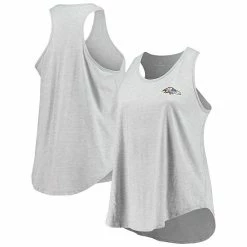 Women's Fanatics Branded Gray Baltimore Ravens Plus Size Racerback Scoop Neck Tank Top 3 Women's Fanatics Branded Gray Baltimore Ravens Plus Size Racerback Scoop Neck Tank Top -Metaverse shop unnamed file 27398