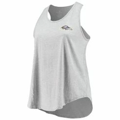 Women's Fanatics Branded Gray Baltimore Ravens Plus Size Racerback Scoop Neck Tank Top 4 Women's Fanatics Branded Gray Baltimore Ravens Plus Size Racerback Scoop Neck Tank Top -Metaverse shop unnamed file 27399